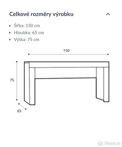 Psací stůl Pinio Calmo - 3