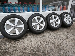 Alu Vw 5/112 R16 + 215/60 R16 zimní Dunlop - 3