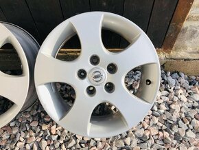 5x114,3 R16 originál hliníkové disky Nissan - ET 40 - 3