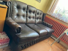 Chesterfield sedačka 2ka + 3ka - 3