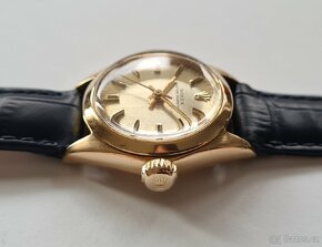 Zlaté dámské hodinky Rolex Oyster Perpetual 18K - 3