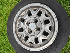 3 kusy alu kol Audi VW r14 4x100 811601025B - 3