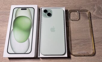 Apple iPhone 15 Plus 128gb Green, komplet, pěkný stav. - 3