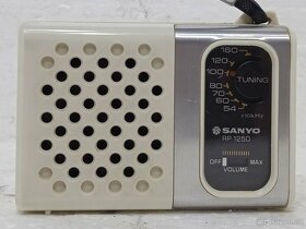 Sanyo RP 1250 - Tranzistorové rádio Japan - 3