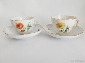 Sada 6 ks porcelánových šapo Míšeň - Meissen - 3