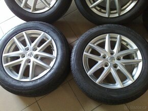 alu kola 5x114,3 r16 original suzuki-čidla tpms 205/60/16 - 3