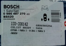 Čelist brzdy Bosch pro  Citigo, Fabia 2 a 3 - 3