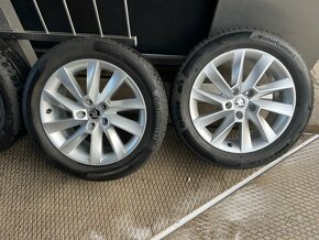 215/55R17 zimní pneu škoda superb III 7x17 5x112x57 ET40 - 3