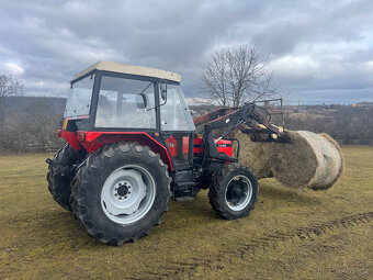 Zetor 7245 s čelním nakladačem s SPZ - 3