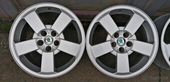 4ks Alu kola 5X100 16" Rapid,Octavia 1 - 3