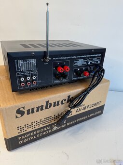 Zesilovač, rádio, bluetooth, přehrávač MP3 - 3