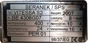 SPS VITESSA S + Aeroterm HAC+UV+stacker Argon - 3