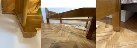Nová postel borovice masiv 80x160cm-moření dub - 3