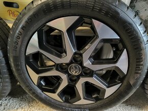 ALU kola Toyota Aygo 4x100 r15 Originál,pneu 7mm zánovní - 3