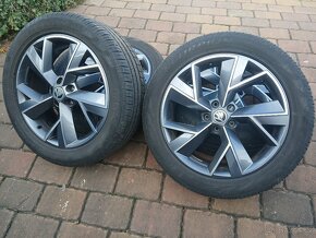 ALU kola,sada,ŠKODA TRIGLAV,originál,235/50 R19, 5x112,TOP - 3