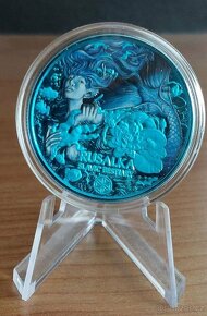 2 oz Slavic Bestiary Rusalka 2023 SPACE BLUE - 3