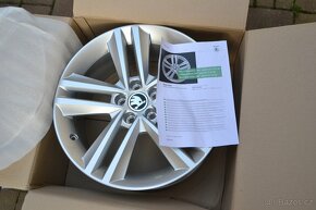 NOVÉ orig. alu Škoda 7x17 5x100 Rapid, Fabia,O1,RS - 3