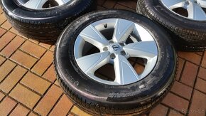 ALU kola VOLVO 5x108 R17 letní Michelin 235/60/17 zánovní - 3