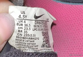 Dětské sálové kopačky NIKE, vel. 36,5 - 3