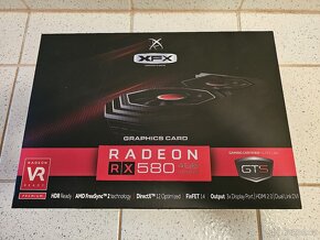 Prodám grafickou kartu XFX Radeon RX580 4GB GDDR5 - 3