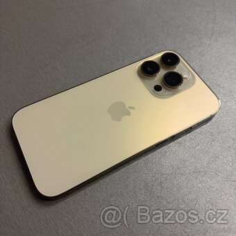 iPhone 14 Pro 256GB gold, pěkný stav, 12 měsíců záruka - 3