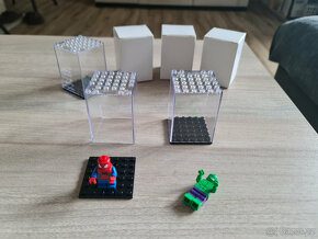 "Lego" průhledné malé boxy na panáčky nové - 3