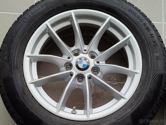 Zánovní originál ALU kola BMW 16" 5x112 ET22 pneu 205/60/16 - 3