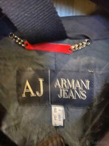 Armani Jeans bunda kožená,pánská,vel.50,vintage - 3