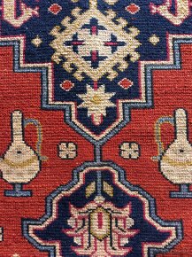 Pravý perský koberec - Iran - Heriz, ruční práce - Hedvábí - 3