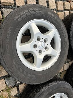 4x alu kola 5x112 R16, zimní pneu - 3