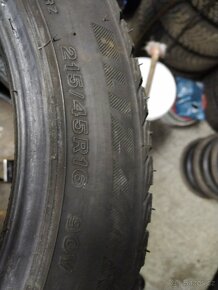 215/45 R16 Bridgestone zimní 2ks - 3