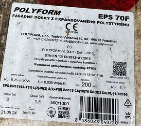 Polystyren 200mm, Styrotrade styro EPS 70F- 19,5 m2 - 3