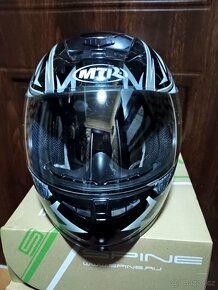 Prodám málo používanou helmu na motorku MTR v.L 59-60cm. - 3