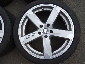 Alu disky Rondell na Škoda 18", 5x112,ET 48, letní sada - 3