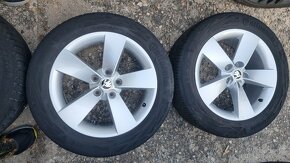 Škoda Karoq orig.alu kola 17" Ratikon s pneu 57A601025H - 3