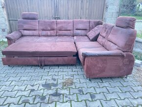 Gauč, sofa, sedací souprava rozkládací i úložný - 3