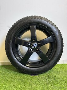 Alu kola 5x112 r16 s pneu (černá) - 3