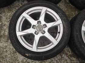 Sada kol R17 5x112 origo AUDI, pneu Hankook na dojetí - 3