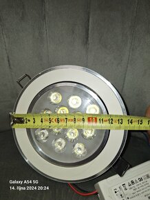 2ks Vestavna svitidla, bodovky, LED, COB 12W - 3