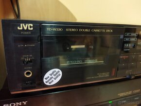 JVC td-w330 double cassette deck - 3