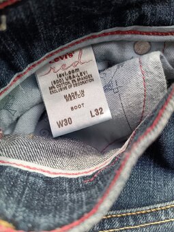 Levi's Red džíny 30/32 - 3