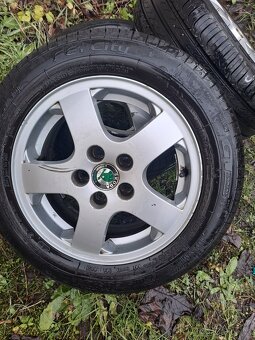 Alu kola 5x100 Škoda Fabia 185/60 R14 - 3