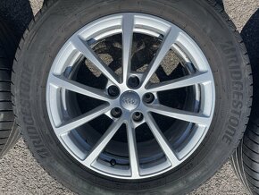 Alu kola originál Audi s letní pneu 225/60/17 - 3