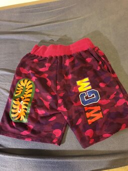 Bape Shark purple shorts - 3