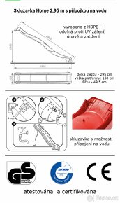 Dětská skluzavka, klouzačka, 295 cm - 3