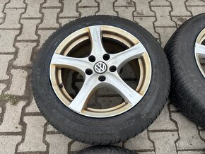 4x al kola 5x120 17 + pneu zimní 215/60 R17C - 3