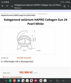 Solarium Hapro životnost trubic 800h - 3