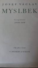 Kniha Josef Václav Myslbek vydáno 1942 - V. Volavka - 3