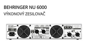 Prodám koncový zesilovač, Behringer Nu 6000 - 3