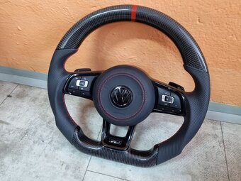 VOLANT VOLKSWAGEN R RLINE GTD GTI - KUZE / KARBON - 3